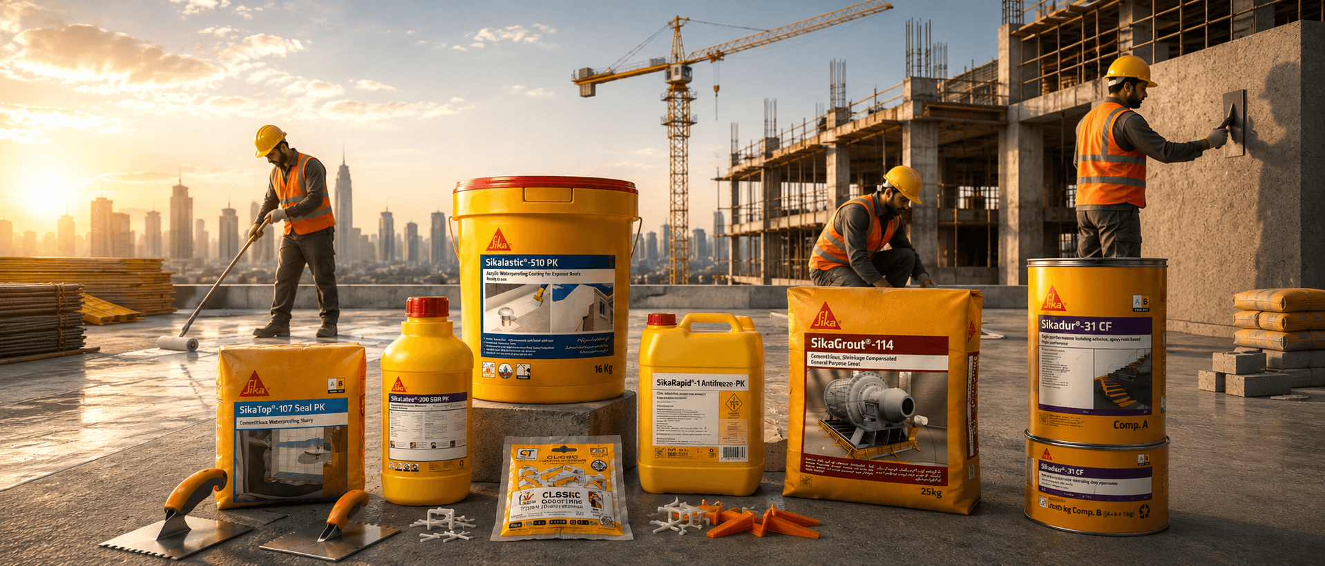 ProBuild genuine Sika construction chemicals